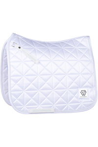 2026 WeatherBeeta Satin Luxe Air-Tec Dressage Saddle Pad 1030348 - White